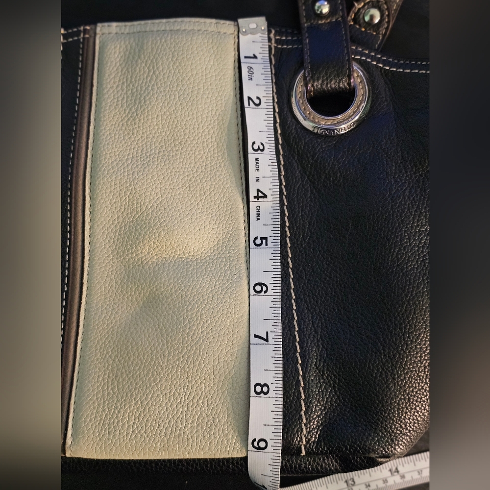 Tignanello Black and Cream Two-Toned Purse - Picture 13 of 15